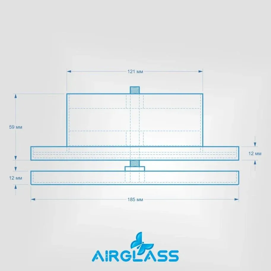 Приточный клапан AIRGLASS KIV-125(оголовок) — вид 4