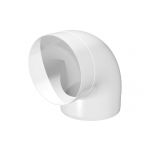 Колено для воздуховодов ПВХ круглое 12,5ККП (D=125mm)