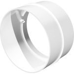 Соединитель для воздуховодов ПВХ круглый 12,5СКП (D=125mm)