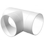 Тройник для воздуховодов ПВХ круглый 12,5ТП (D=125mm)
