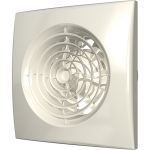 Вентилятор бытовой вытяжной AURA 4C Ivory, с обратным клапаном (D=100, V=90m3/h)