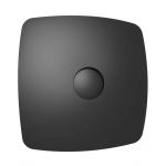 Вентилятор бытовой вытяжной RIO 4C matt black, с обратным клапаном (D=98, V=100m3/h)
